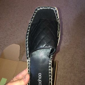 Boohoo espadrille slip on sandals
